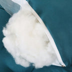 SOGA 90cm Crown Pillow Tufted Teal Headboard Cushion for Bed