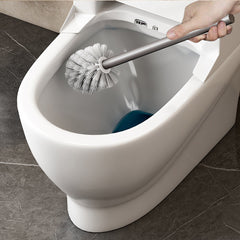 SOGA 27cm Wall-Mounted Toilet Brush with Holder Bathroom Cleaning Scrub Dark Grey