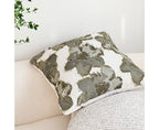 SOGA 45cm Abstract Gray Floral Watercolor Print Contemporary Throw Pillow