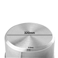 SOGA Stock Pot 25LT Top Grade Thick Stainless Steel Stockpot 32CM 18/10