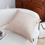 SOGA 50cm Neutral Beige Speckled Pattern Contemporary Throw Pillow