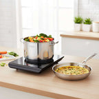SOGA Kitchenware Bundle – 35.5cm Smart Induction Cooktop, 26cm Fry Pan & 9L Stock Pot $ 296