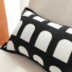 SOGA 2X 30cm Contemporary Black White Geometric Pattern Throw Pillow $ 133