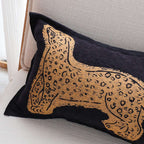 SOGA 2X 30cm Modern Charcoal Gray Leopard Pattern Throw Pillow $ 133