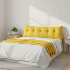 SOGA Home & Living Bundle – Yellow Triangular Wedge Pillow & Yellow Striped Flannel Throw $ 0