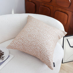SOGA 2X 50cm Neutral Beige Speckled Pattern Contemporary Throw Pillow