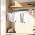 SOGA 127.5cm Suction-Mounted Retractable Clothing Drying Rack