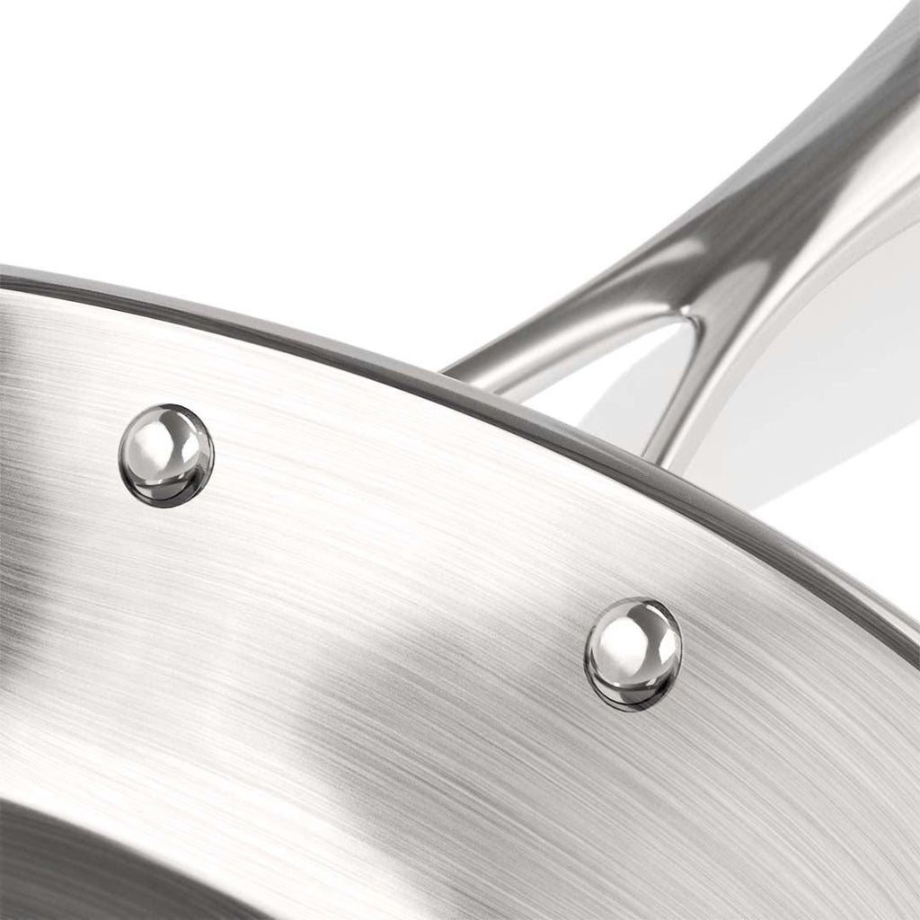 SOGA Dual Burners Cooktop Stove 17L Stainless Steel Stockpot 28cm and 30cm Induction Fry Pan