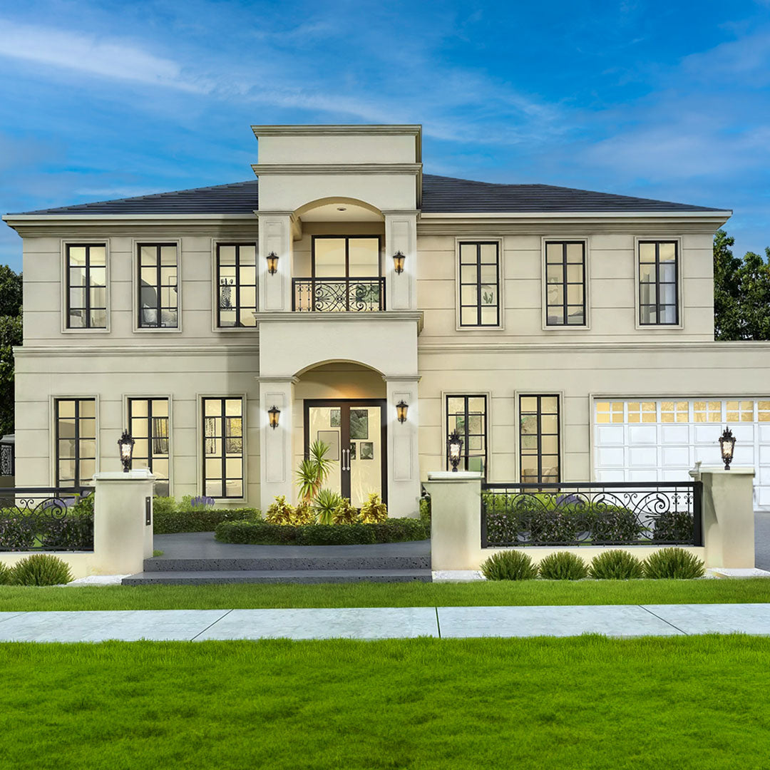 Vintage Lantern 2X 63.5cm Outdoor Post Lantern Light Classic Charm Elegant Patio Antique Inspired Outdoor Lighting