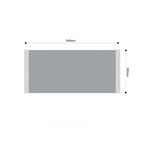 SOGA Three-seater Black Sofa Cover Leopard Print 180x340cm Polyester $ 124