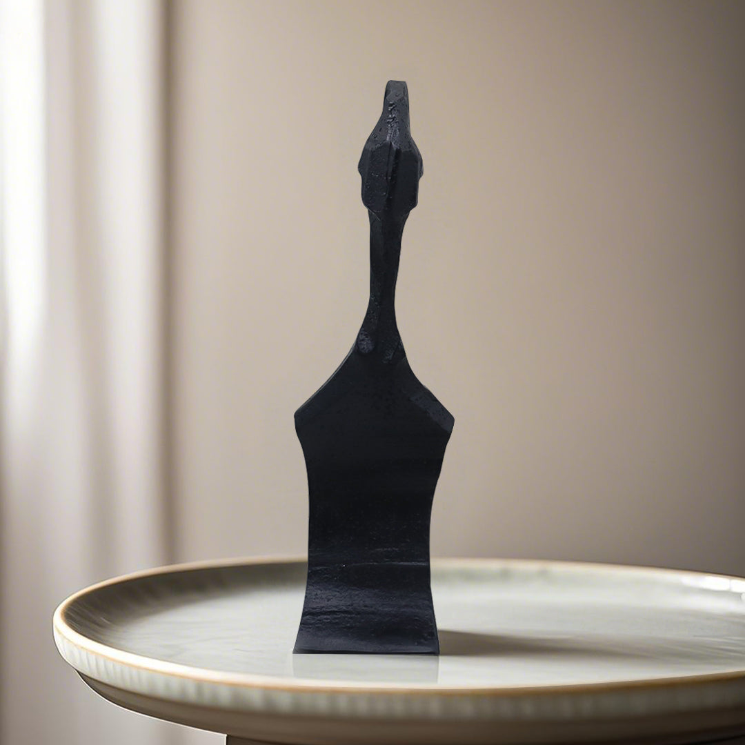 SOGA 40cm Abstract Resin Sculpture – Modern Minimalist Art Accent