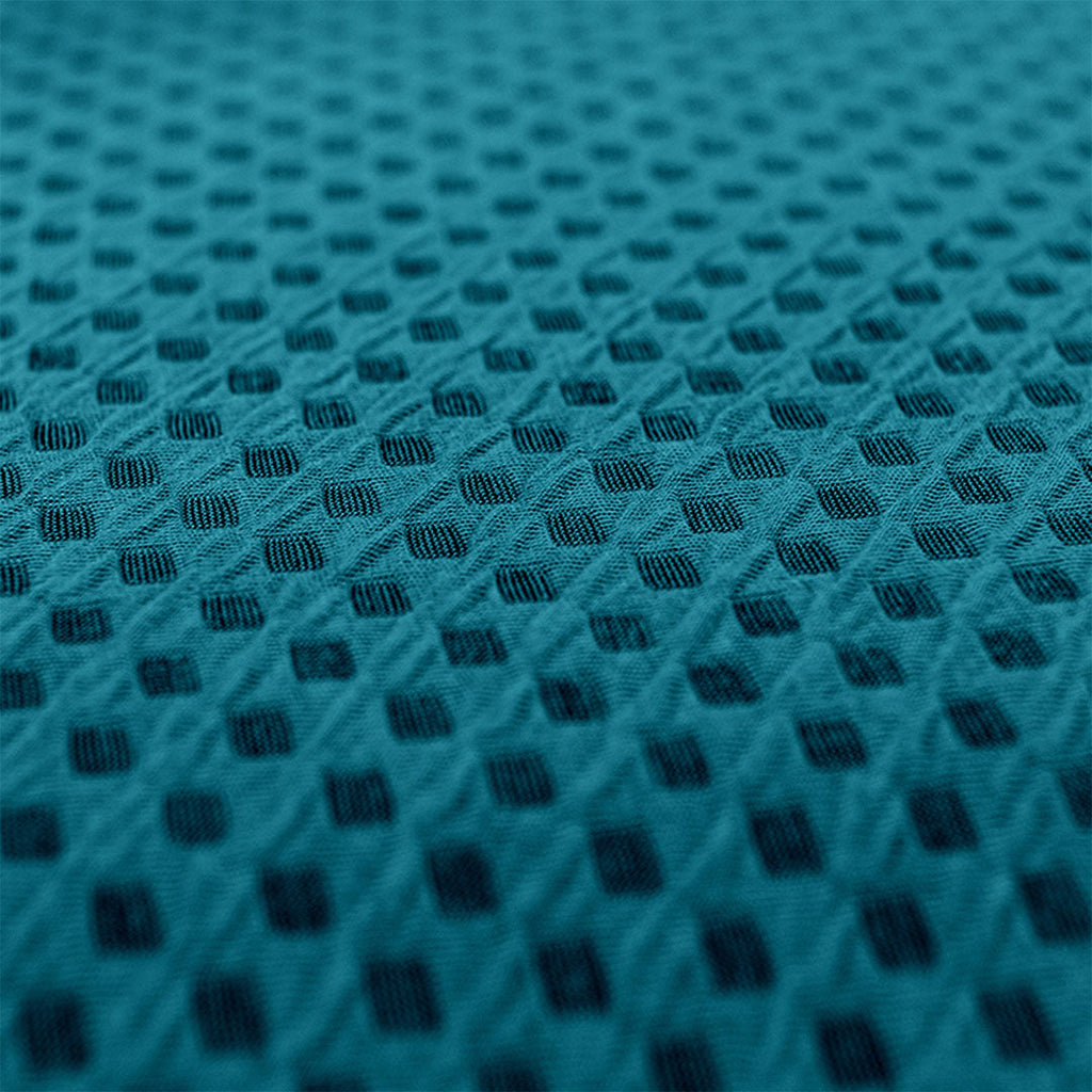 SOGA 1-Seater Blue Sofa Cover with Ruffled Skirt Couch Protector High Stretch Lounge Slipcover Home Decor