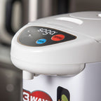 SOGA 3.8L White Plastic Exterior Electric Thermal Pot Dispenser with 3 Dispensing Modes