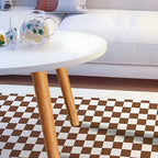 SOGA 80x40cm White Living Room Nordic Coffee Table Simple Modern Home Style