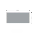 SOGA Three-seater White Sofa Cover Tree Print 180x340cm Polyester