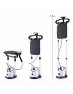 SOGA 2X Garment Steamer Vertical Twin Pole Clothes 1700ml 1800w Professional