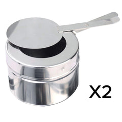 SOGA 3L Triple Tray Stainless Steel Roll Top Chafing Dish Food Warmer