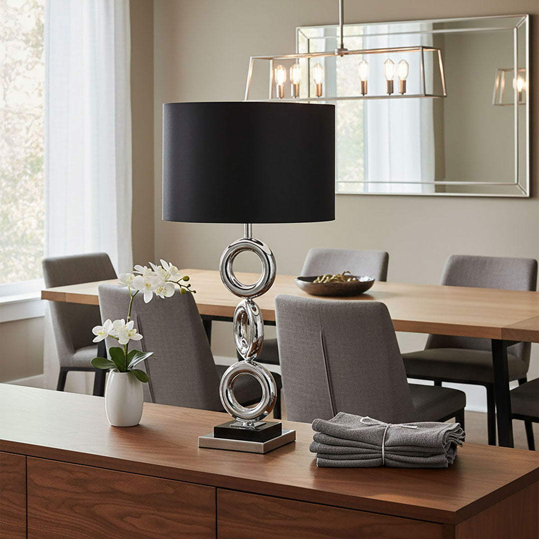 SOGA Simple Industrial Style Table Lamp Metal Base Desk Lamp