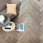 Timbo Solid Oak Herringbone Parquet Timber Flooring Premium Quality Floorboards - BOX