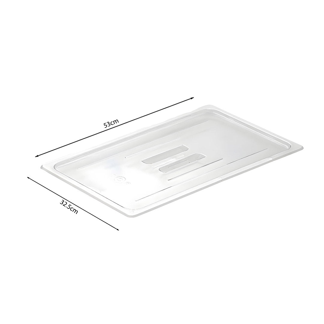 SOGA Clear Gastronorm 1/1 GN Lid Food Tray Top Cover Bundle of 6
