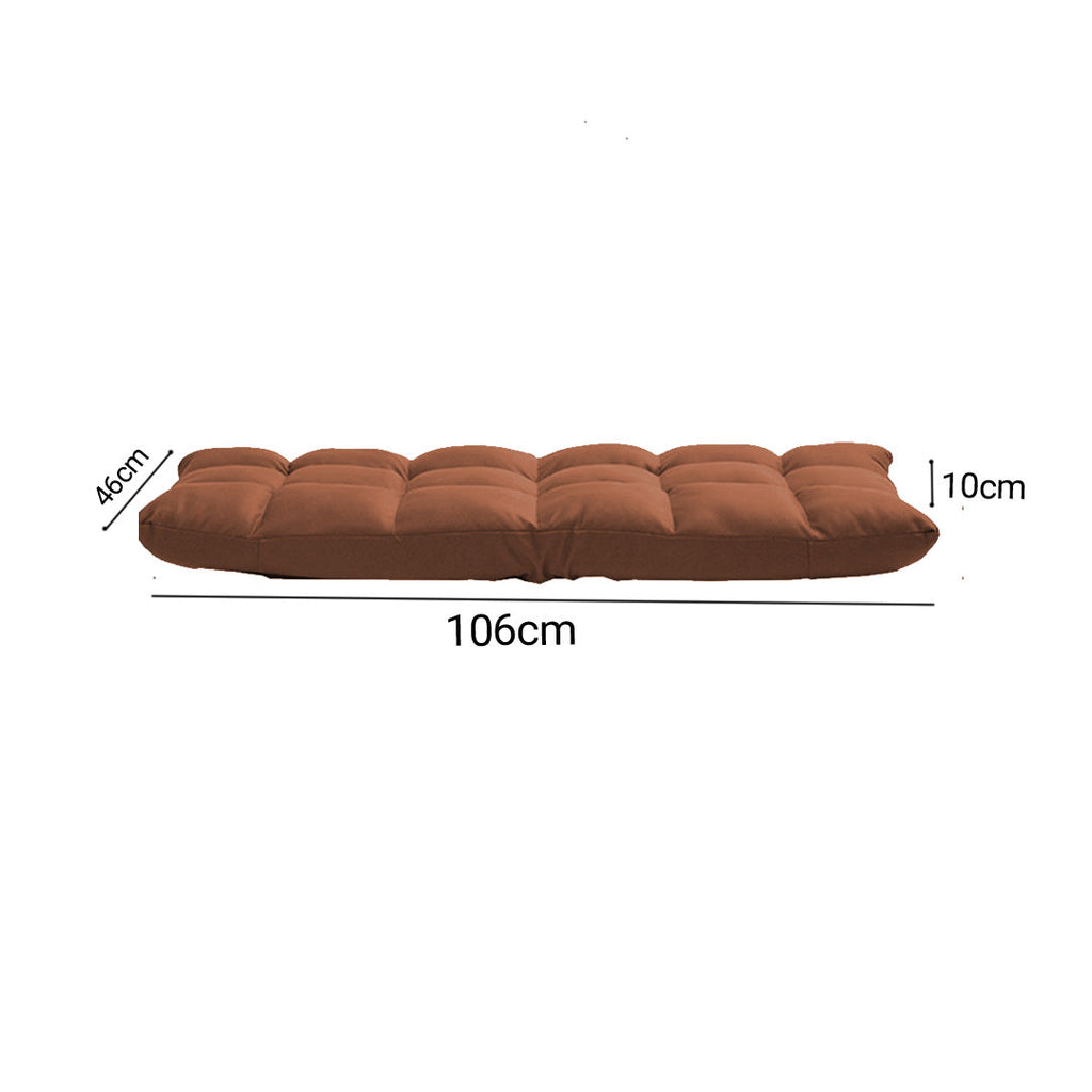 SOGA 2X Coffee Lounge Floor Recliner Adjustable Gaming Sofa Bed Foldable Indoor Outdoor Backrest Seat Home Office Decor