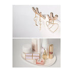 SOGA 2X White Antler LED Light Makeup Mirror Tabletop Vanity Home Decor