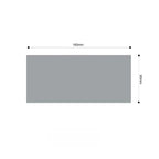 SOGA Two-Seater White Leopard Print 90x160cm Throw Blanket Sofa Cover $ 93