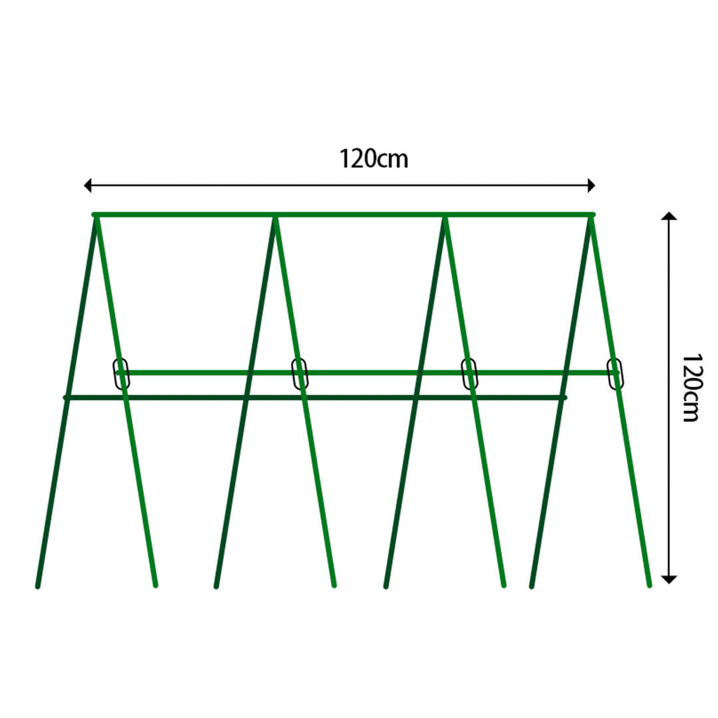 SOGA 120cm Plant Frame Tube Trellis Vegetable Flower Herbs Outdoor Vine Support Adjustable Garden Rack