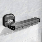 SOGA 127.5cm Suction-Mounted Retractable Clothing Drying Rack Foldable Hanger