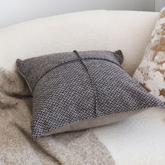 SOGA 2X 45cm Modern Herringbone Textured Woven Square Throw Pillow
