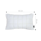 SOGA 30cm White Quilted Grid Pattern Decorative Throw Pillow $ 61