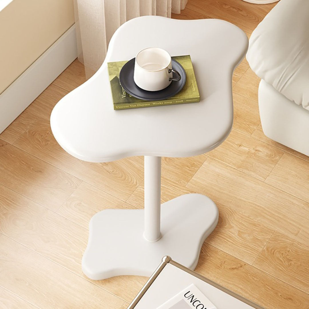 SOGA 42x28cm White Minimalist Cloud Shaped Table Durable Stylish Accent for Home Décor