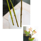 SOGA 12pcs Artificial Silk Flower Fake Rose Bouquet Table Decor Dark Red