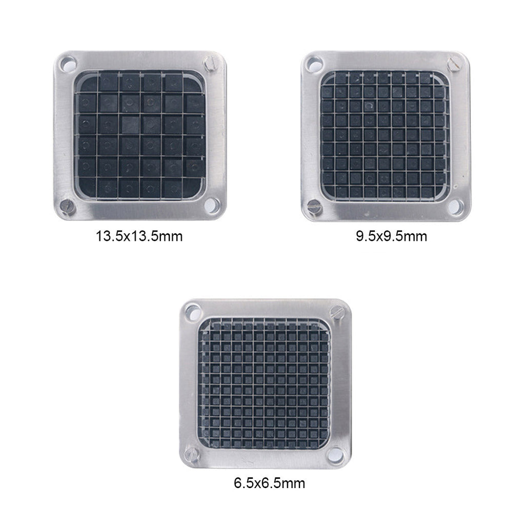 SOGA Commercial Stainless Steel Potato Cutter with 3 Blades