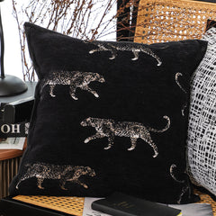 SOGA 2X 50cm Black Throw Pillow Elegant Decorative Cushion Living Room Modern Home Decor