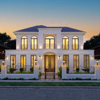 Vintage Lantern 6X 62cm Wall Light Elegant Aluminum & Glass Design Classic Outdoor Lighting Rustic Vintage Style