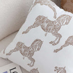 SOGA 2X 50cm White Decorative Horse Pattern Cushion Throw Pillow $ 142