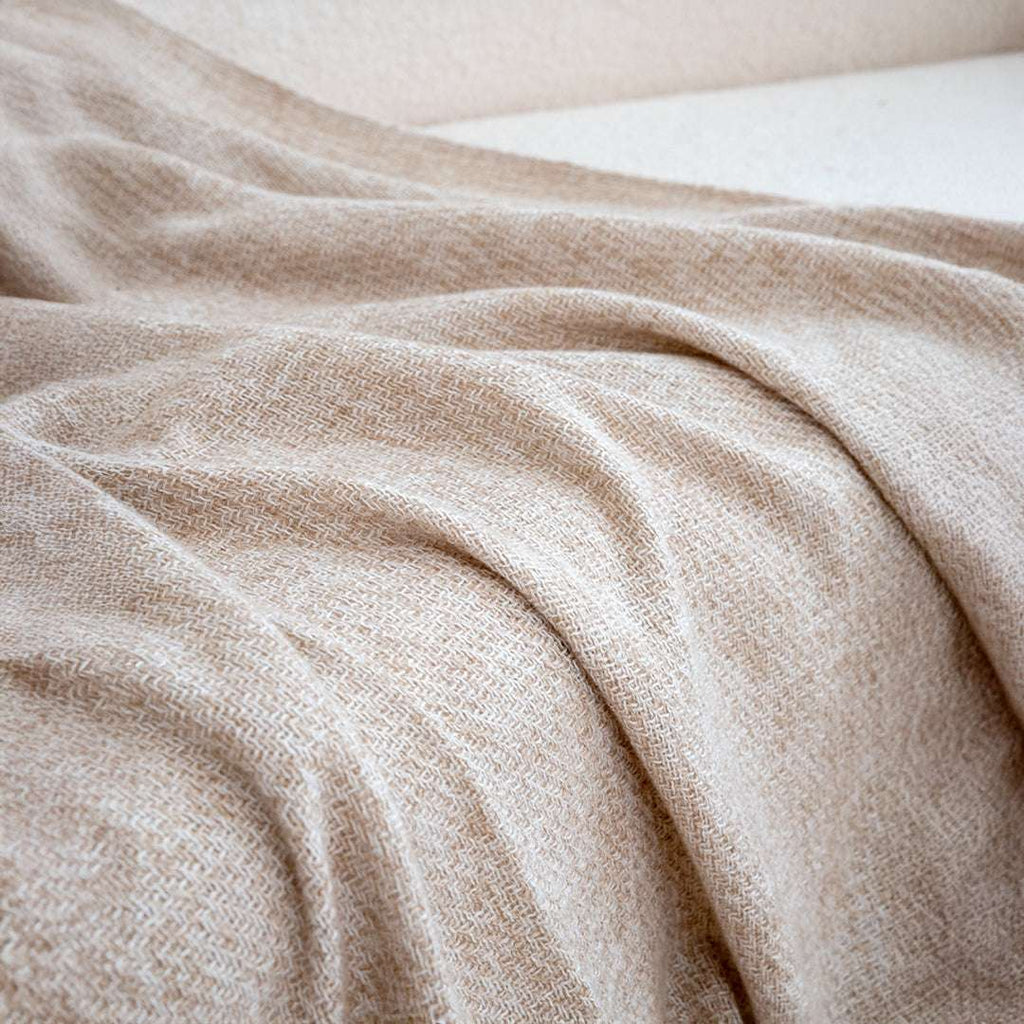 SOGA 2X 130x190cm Earth Tone Blanket – Houndstooth Tassel Throw $ 156