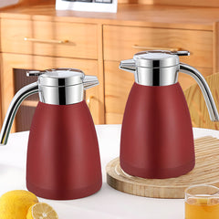 SOGA 2.2L Stainless Steel Water Bottle Insulated Vacuum Flask Coffee Jug Thermal Red