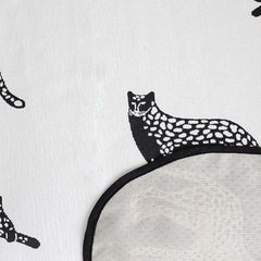 SOGA One-Seater White Leopard Print 90x90cm Throw Blanket Sofa Cover $ 79