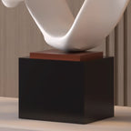 SOGA 41cm White Loop Sculpture – Home Decor