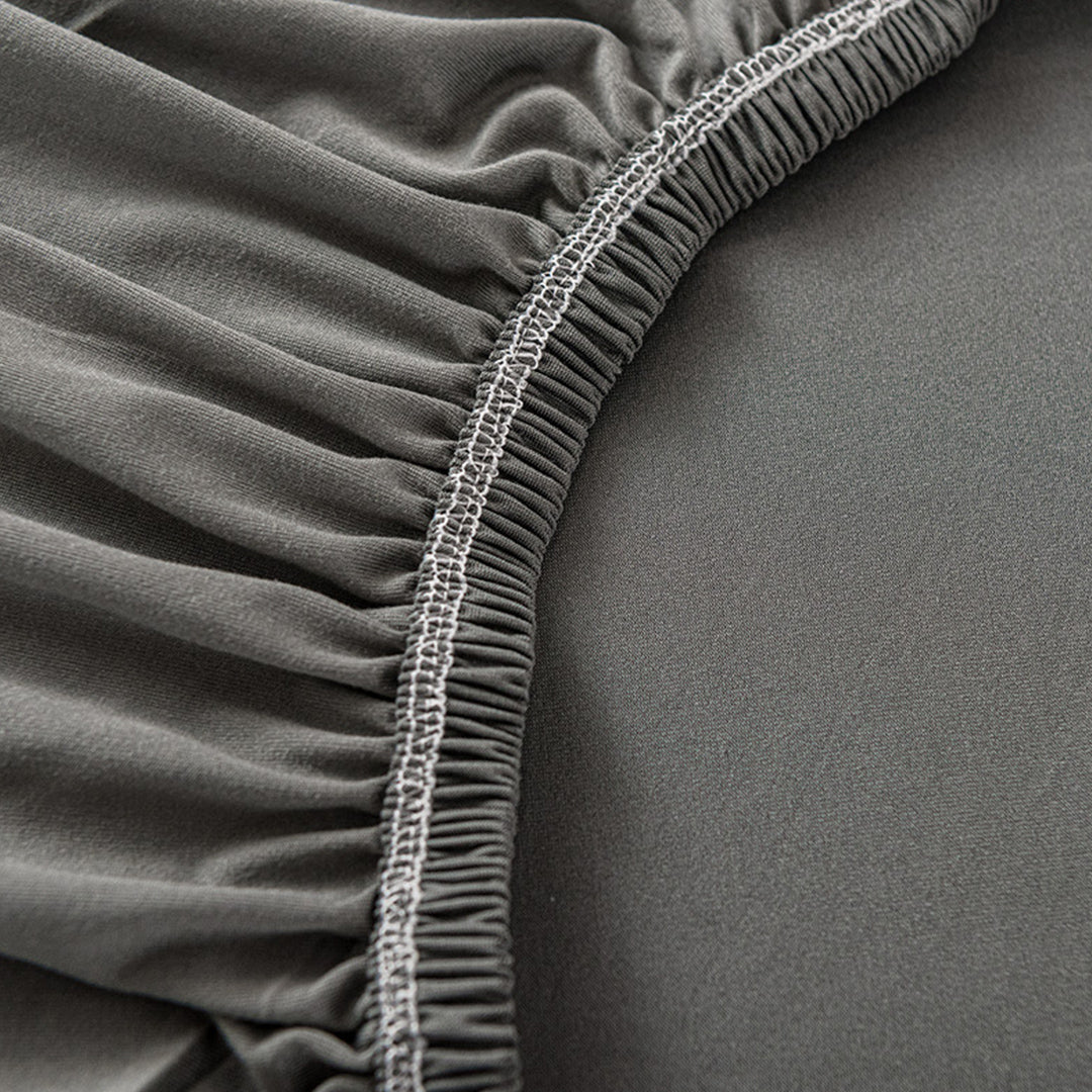 SOGA 4-Seater Grey Sofa Cover Couch Protector High Stretch Lounge Slipcover Home Decor