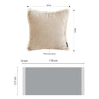 SOGA Home & Living Bundle – Chenille Tassel Pillow, Moon Cotton Pillow & Knitted Blanket