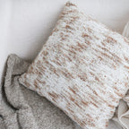 SOGA 50cm Vintage Distressed Textured Woven Square Throw Pillow