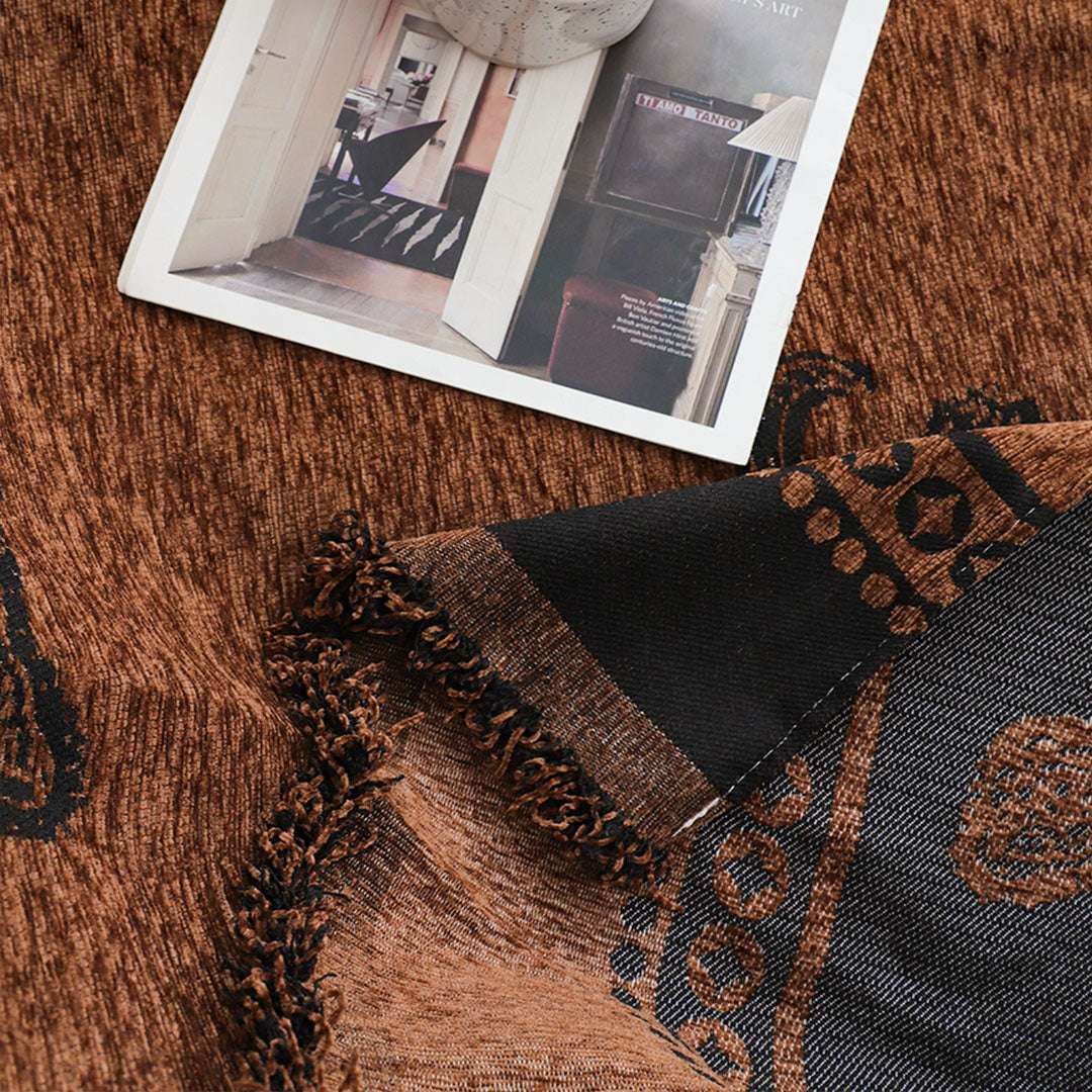 SOGA One-seater Brown Sofa Cover Leopard Print 130x180cm Polyester $ 88