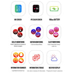 SOGA 3X Waterproof Fitness Smart Wrist Watch Heart Rate Monitor Tracker Bundle