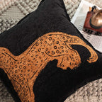 SOGA 2X 45cm Modern Charcoal Gray Leopard Pattern Throw Pillow $ 133