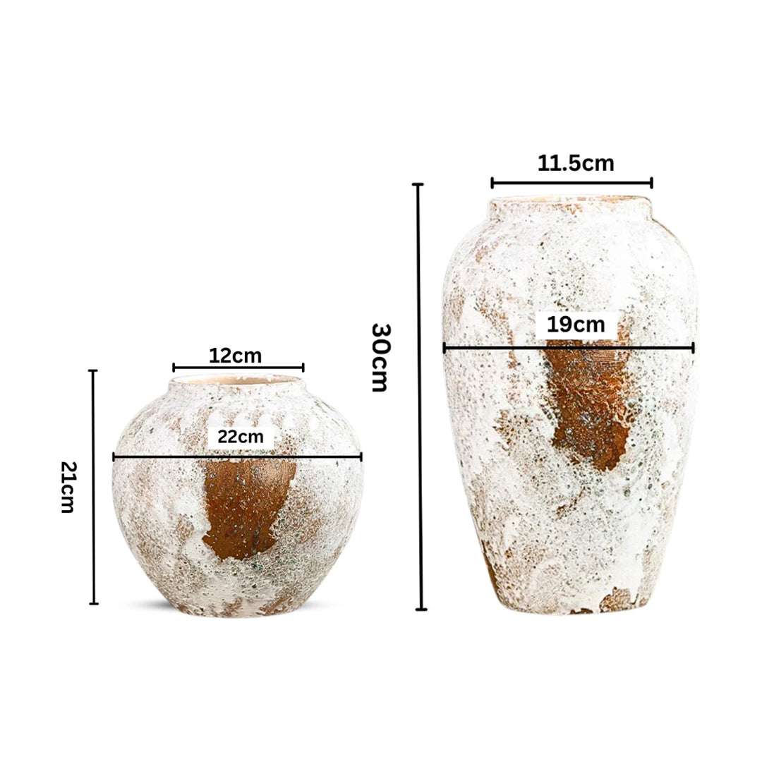 SOGA Home & Living Bundle – Gradient White Ceramic Flower Vases for Elegant Home Decor $ 161