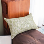 SOGA 35cm Modern Olive Green Speckled Pattern Textured Throw Pillow