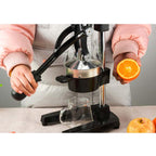 SOGA 2X Commercial Heavy-Duty Manual Citrus Juicer Hand Press Extractor – Matte Black